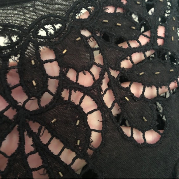 Free People Medium black cutout swing blouse - Picture 8 of 11